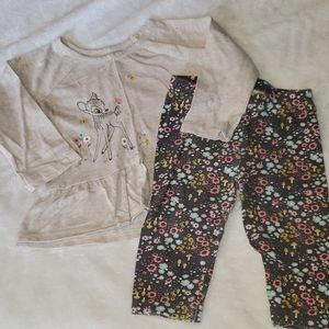 9 m long sleeve t shirt and leggings